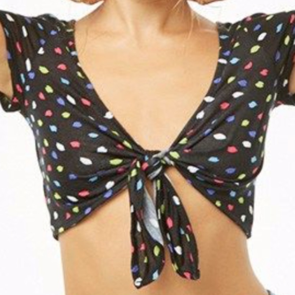 Tie front top